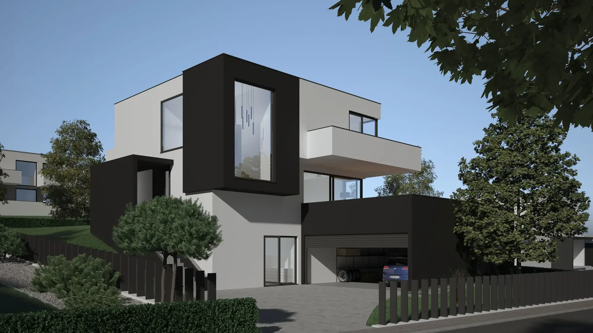 Architektenhaus in Würzburg, Würzburg – Straßenansicht