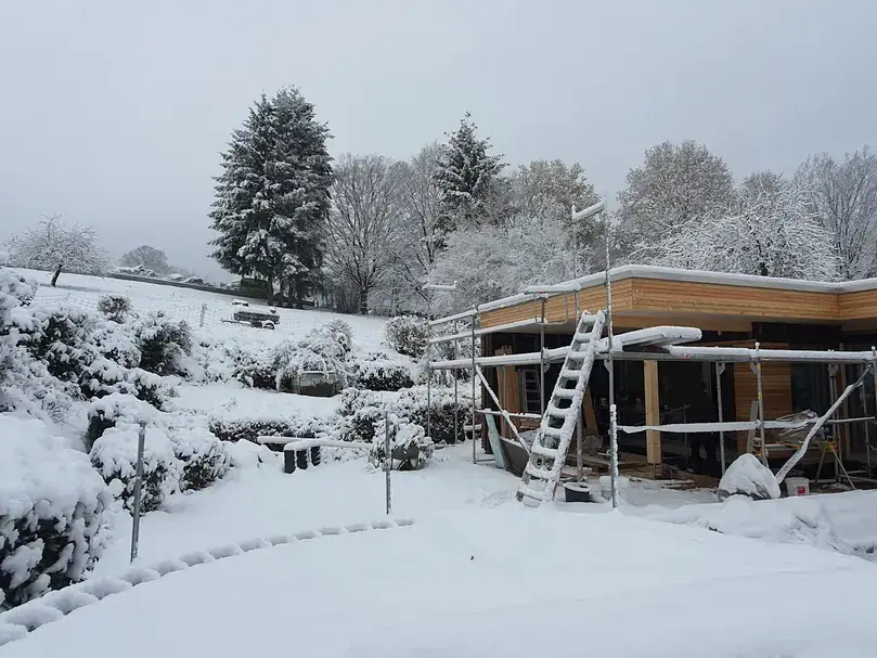 Bauarbeiten im Schnee, Projekt 251 – Bild 1 von 4