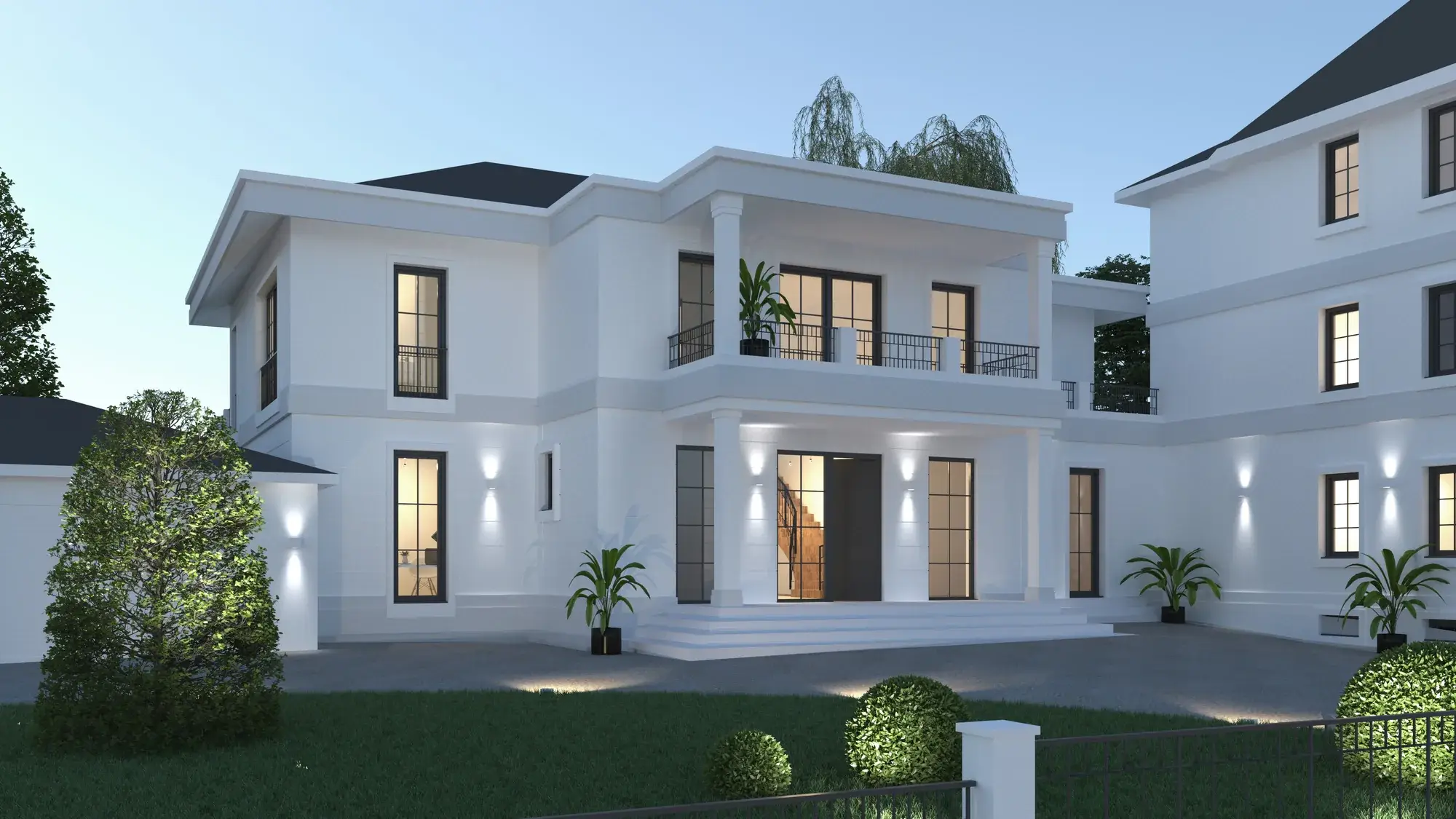 Bestandssanierung und Villa-Neubau, Wörth am Main – Ansicht
