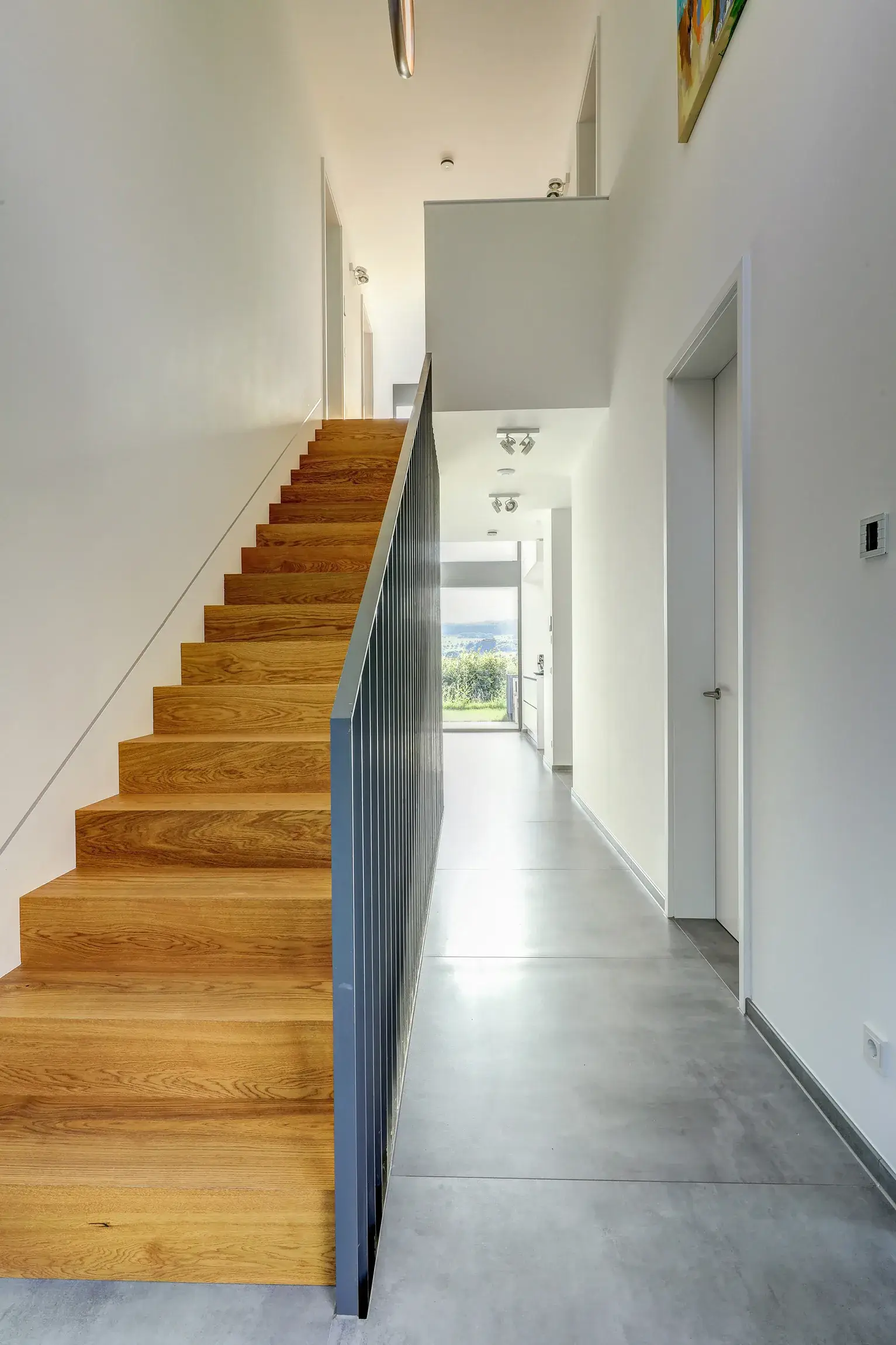 Einfamilienhaus am Hang, Michelstadt – Treppe