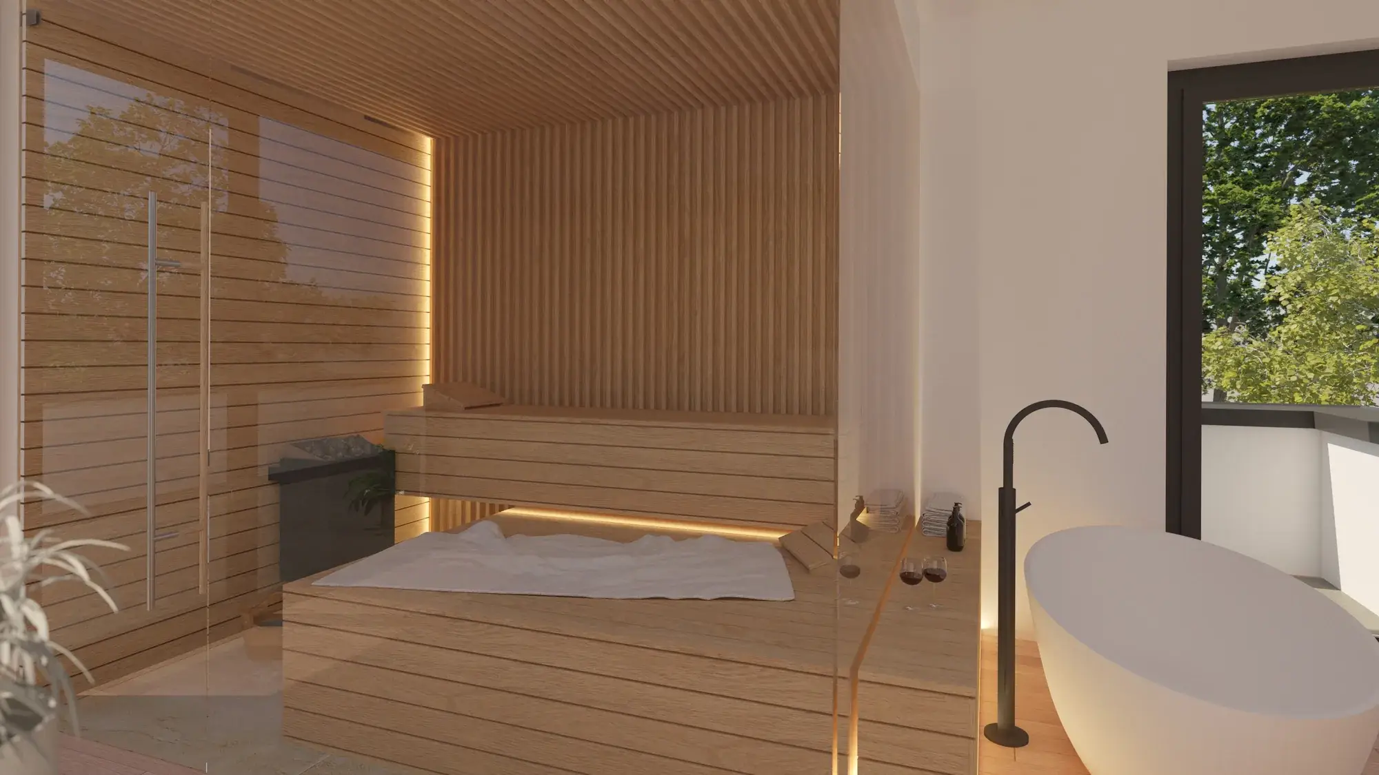Exklusive Taunusvilla, Königstein – Sauna
