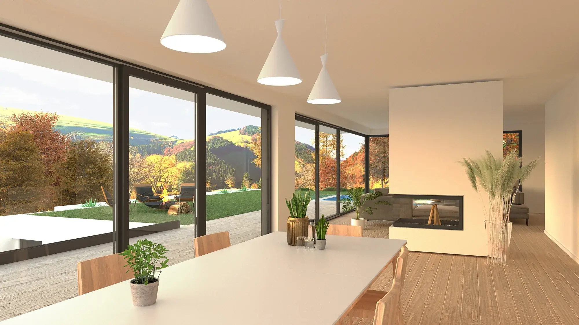 Haus in Hanglage an der Bergstraße, Bensheim – Wohnbereich