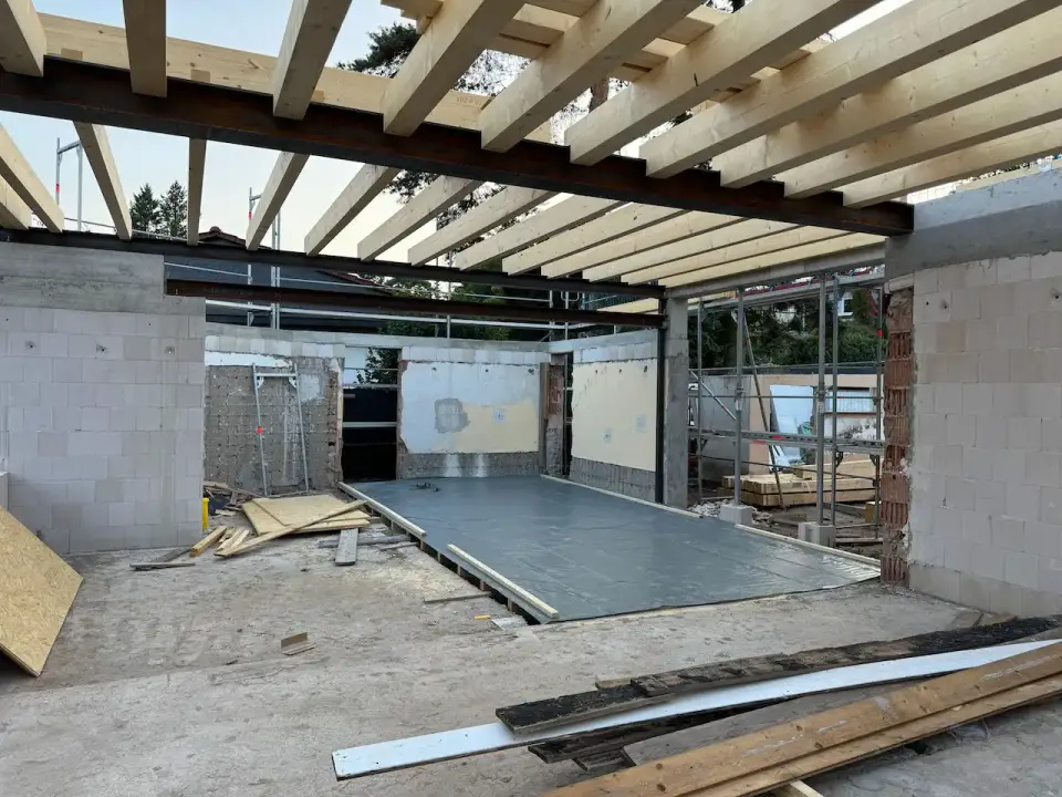 Inneneindruck einer Bungalowsanierung, Projekt 395 – Bild 1 von 13