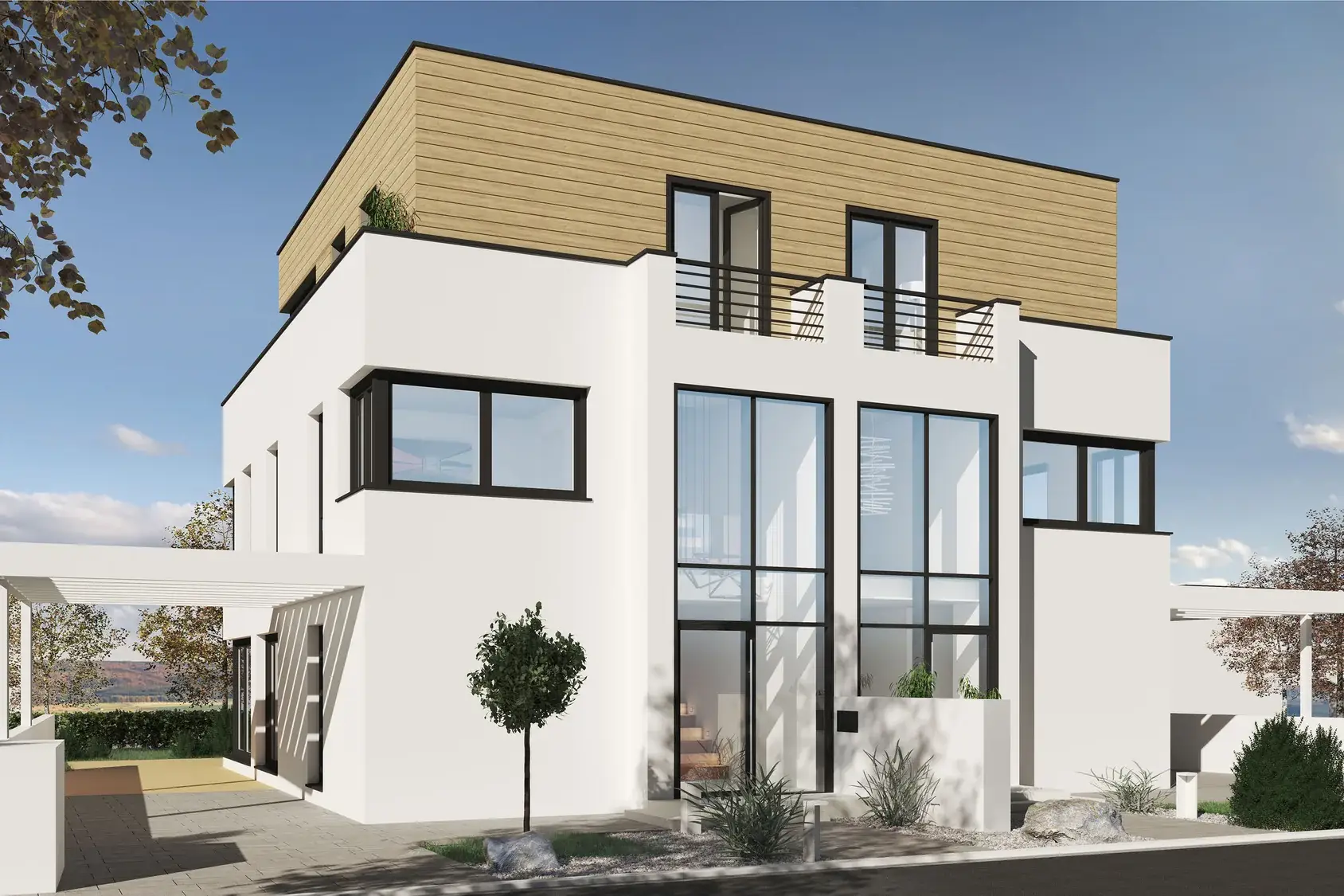Neubau eines Doppelhauses, Dieburg – Doppelhaus