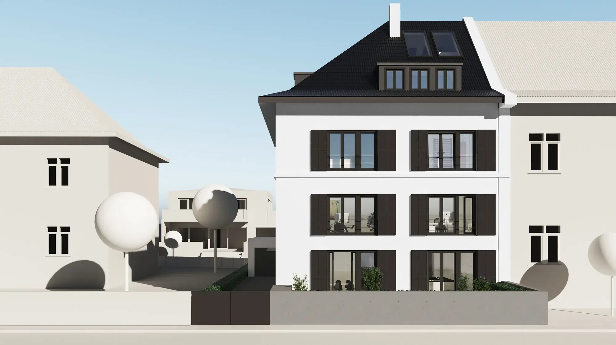 Sanierung eines Einfamilienhauses, Frankfurt am Main – Ansicht