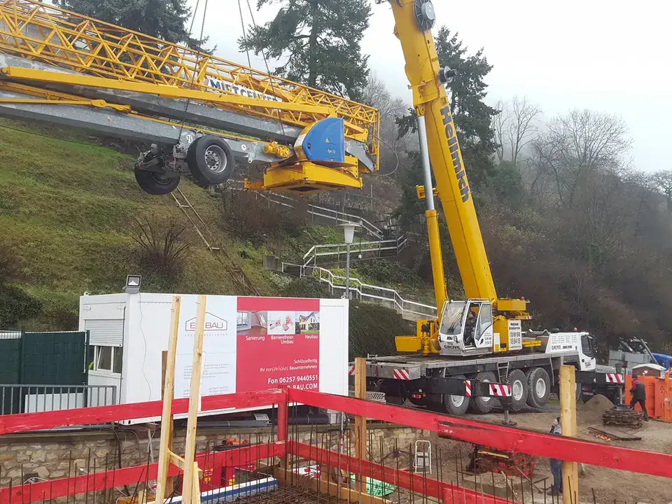 Schwerstarbeit an der Bergstraße – Bild 3 von 4