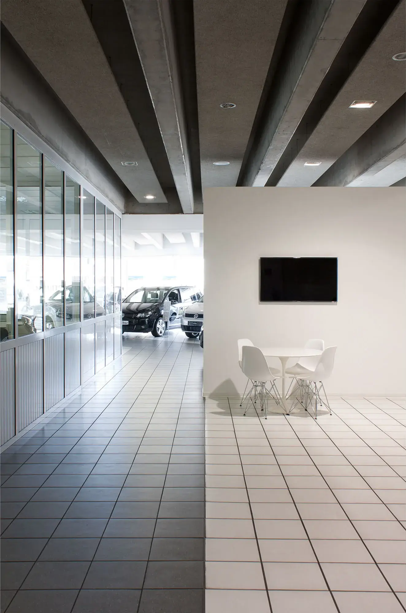 Volkswagen-Übergabeplatz für ein Autohaus – Übergabeplatz
