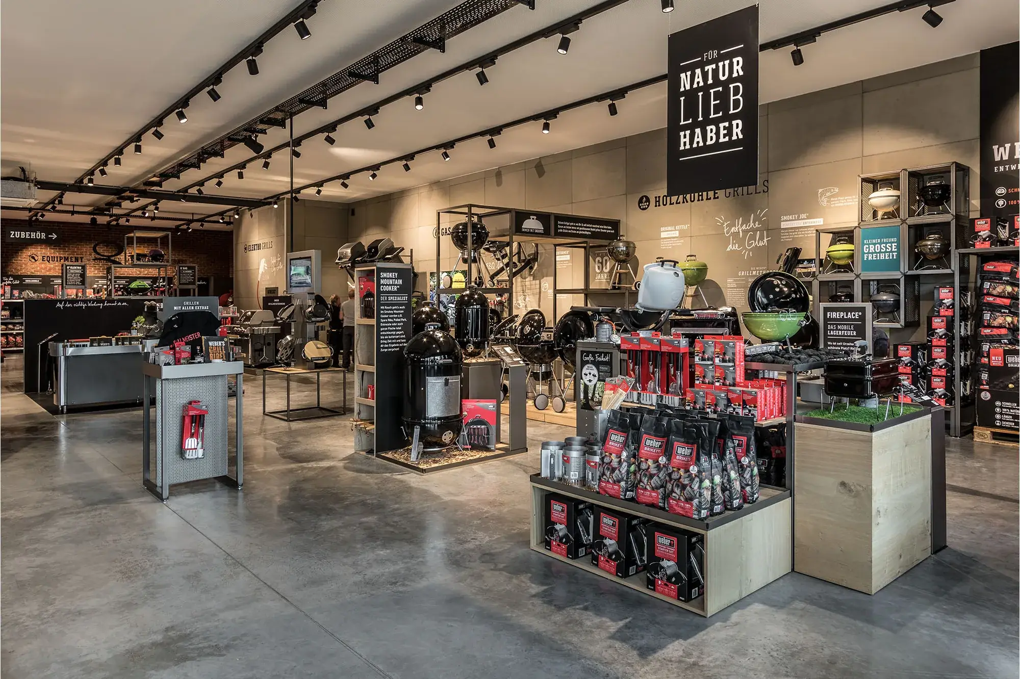 Weber Original Store der Weststyle GmbH, Gründau – Verkaufsfläche