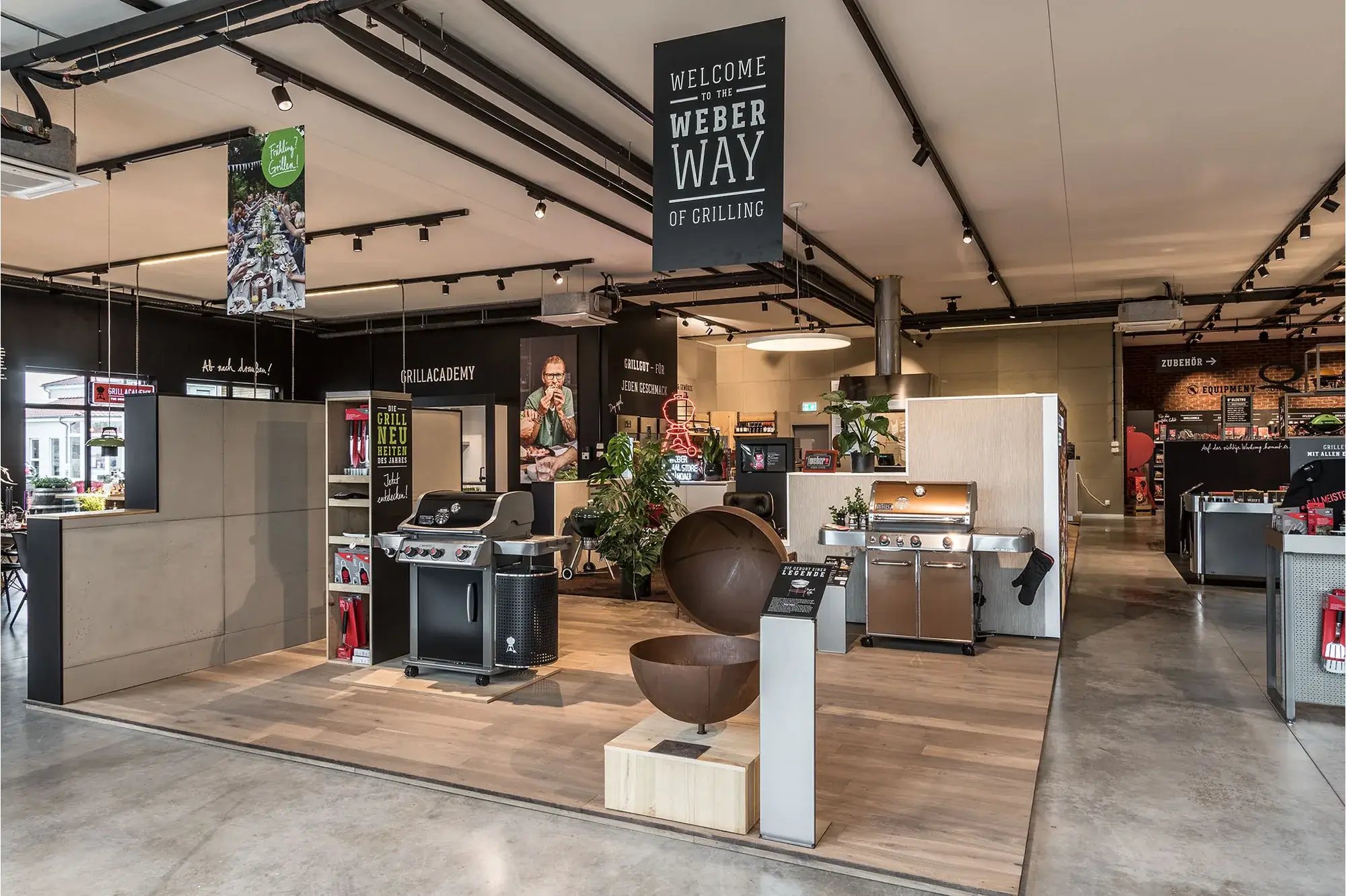 Weber Original Store der Weststyle GmbH, Gründau – Verkaufsfläche
