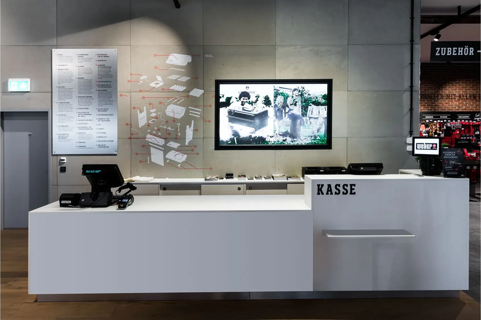 Weber Original Store der Weststyle GmbH, Gründau – Kasse